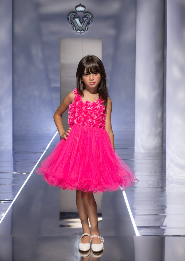 Petal Applique Tutu Dress