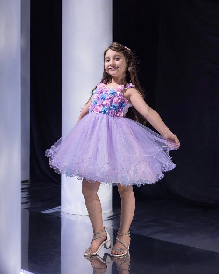 Petal Applique Tutu Dress