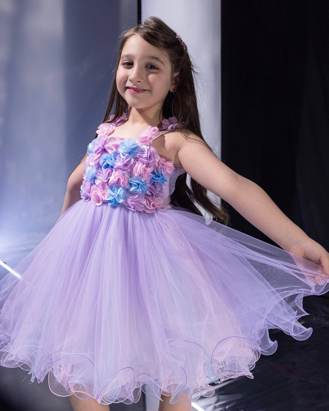 Petal Applique Tutu Dress