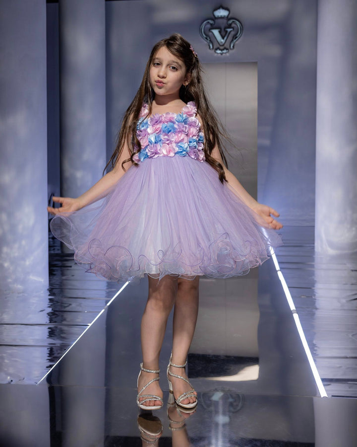 Petal Applique Tutu Dress