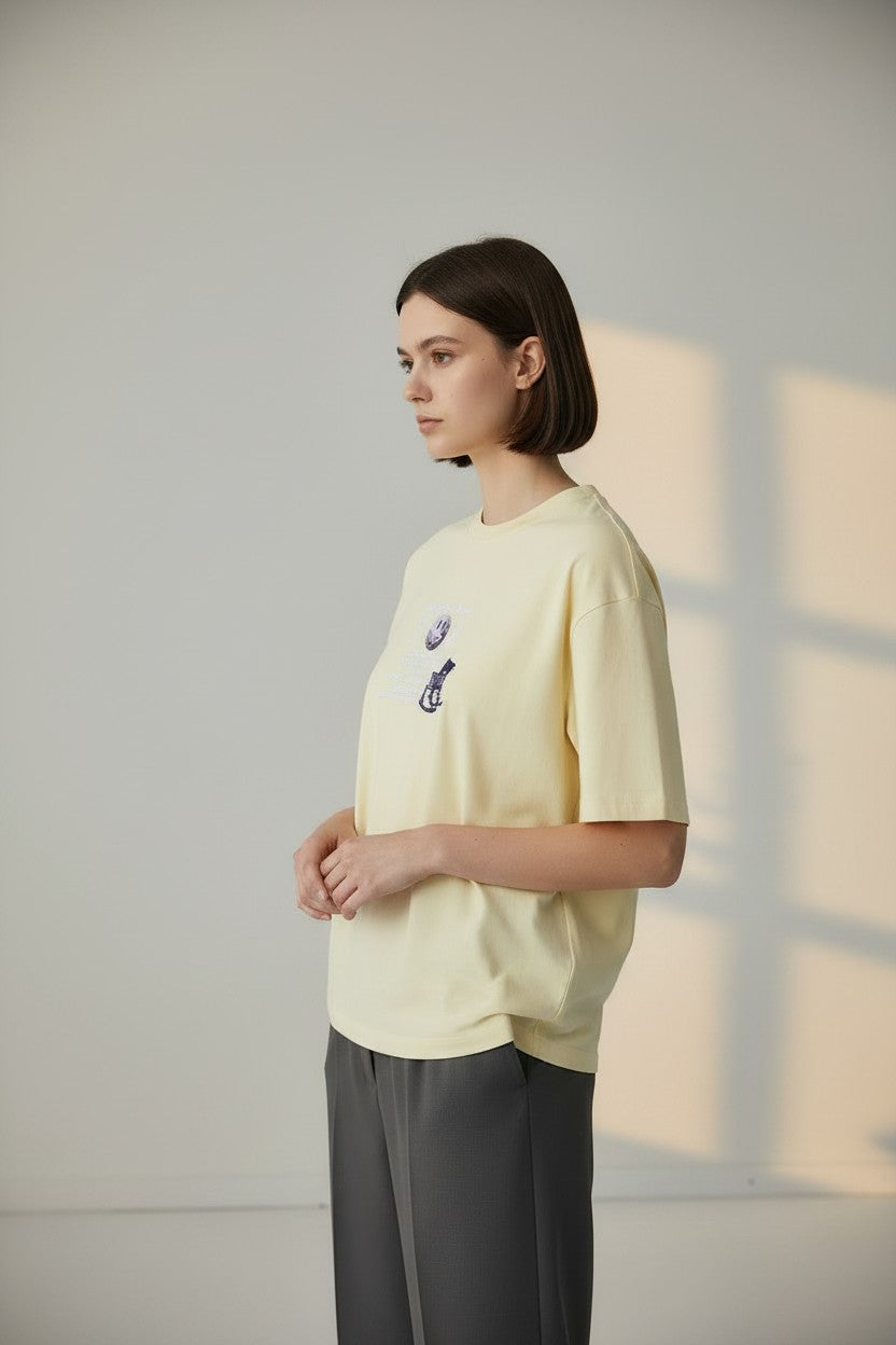 Urban Graphic Smiley Oversized Tee
