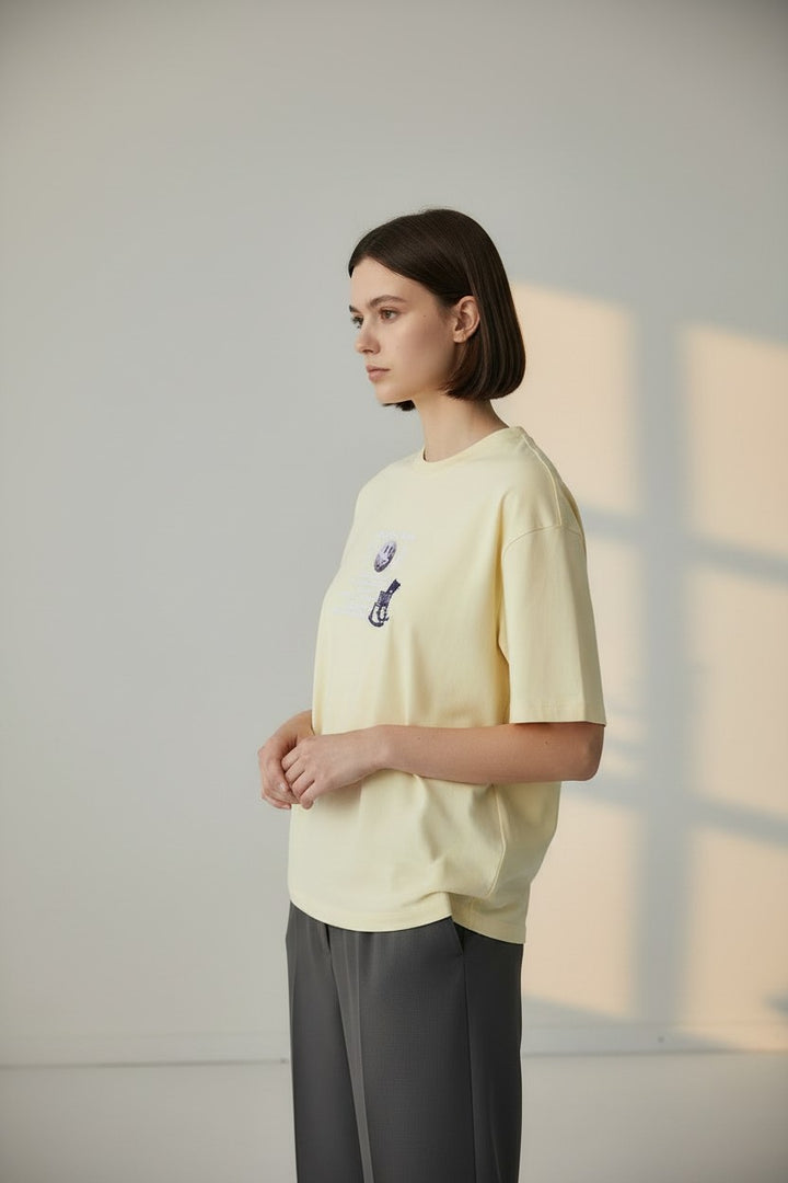 Urban Graphic Smiley Oversized Tee