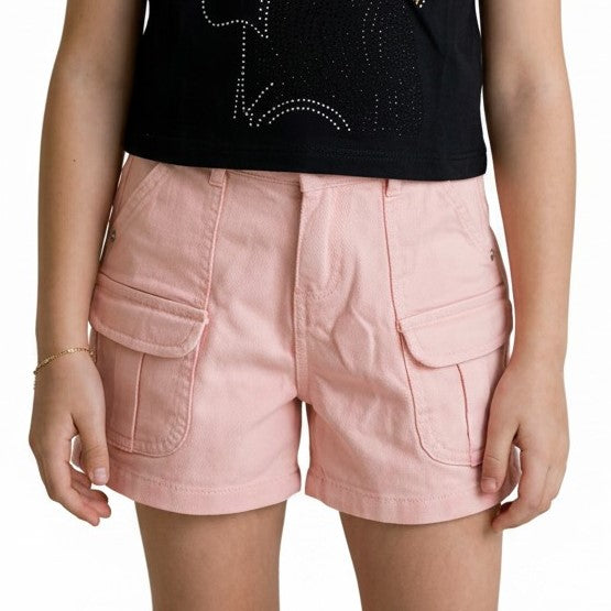 Girls' Casual Comfort Stretch Cargo Shorts