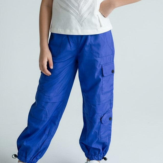 Kids' Multi-Pocket Utility Cargo Pants