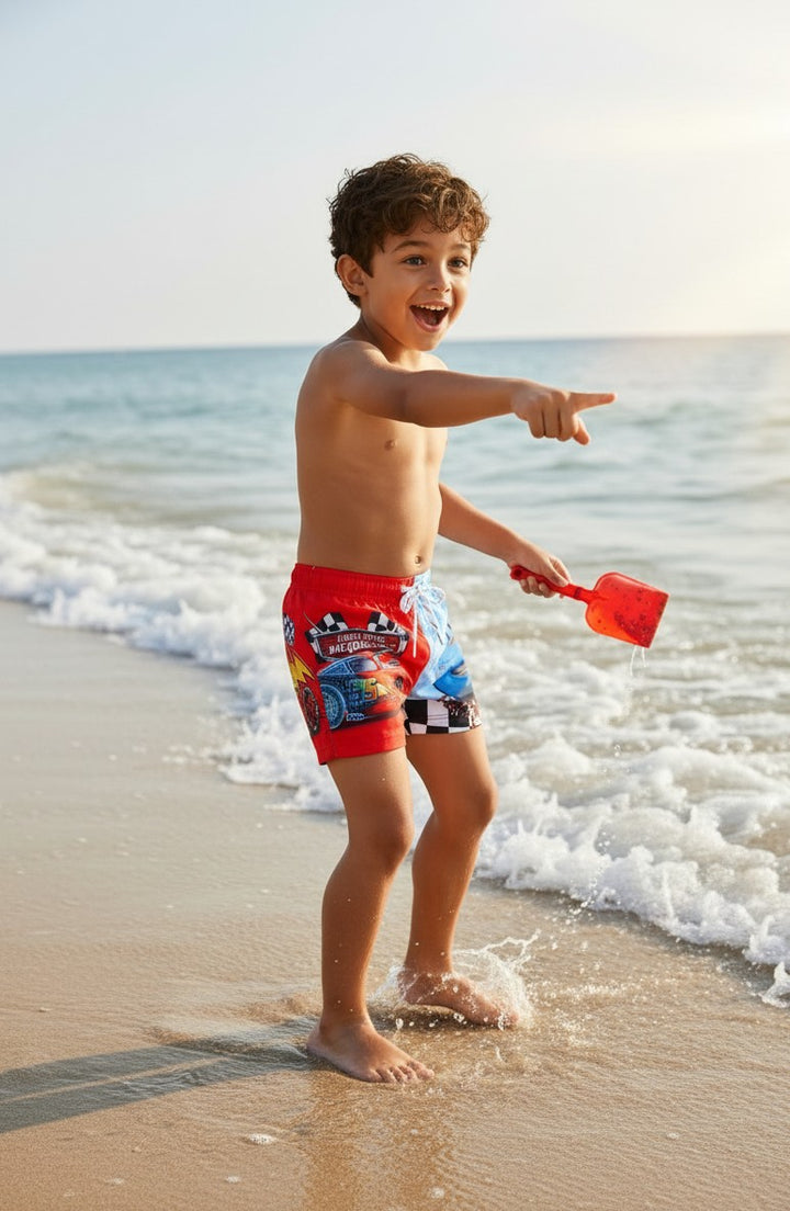 Boys' Character Print Active Swim Trunks