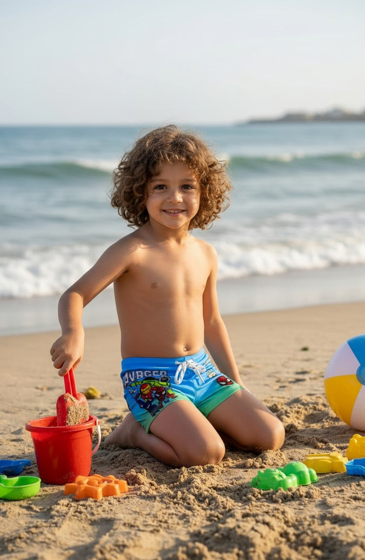 Boys' Character Print Active Swim Trunks