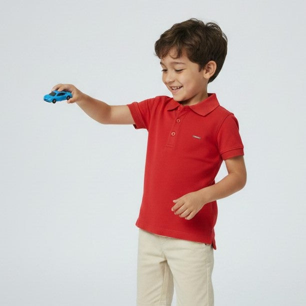 Kids' Premium Short-Sleeve Essential Polo