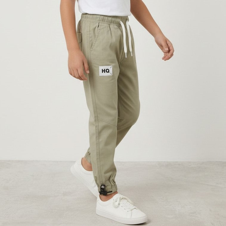 Boys' Adjustable Elastic Cuff Joggers