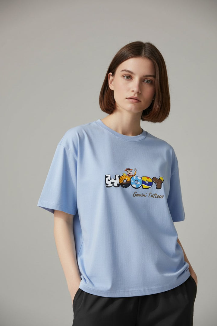 Retro Toy Story Inspired Drop-Shoulder Tee