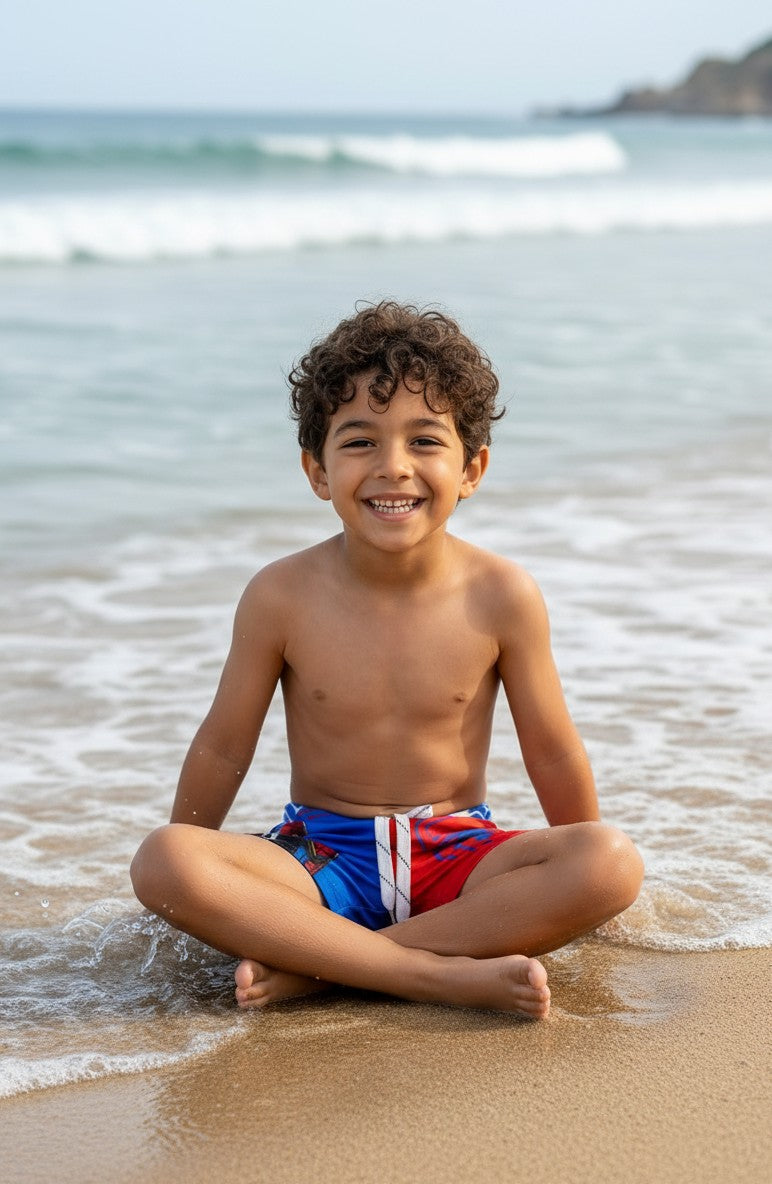 Boys' Character Print Active Swim Trunks