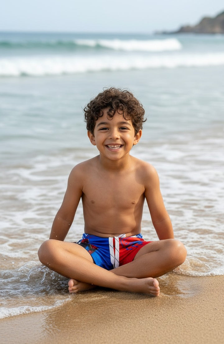 Boys' Character Print Active Swim Trunks