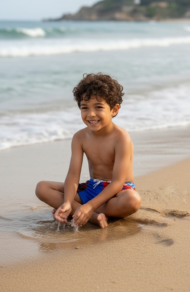 Boys' Character Print Active Swim Trunks
