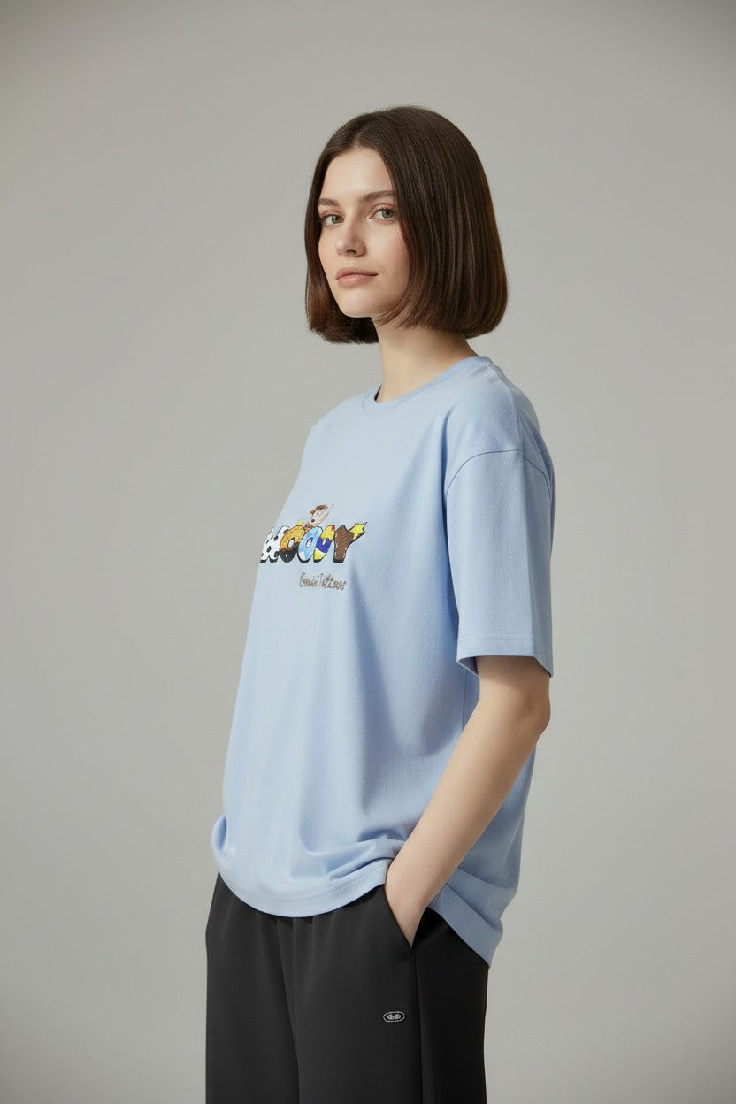Retro Toy Story Inspired Drop-Shoulder Tee