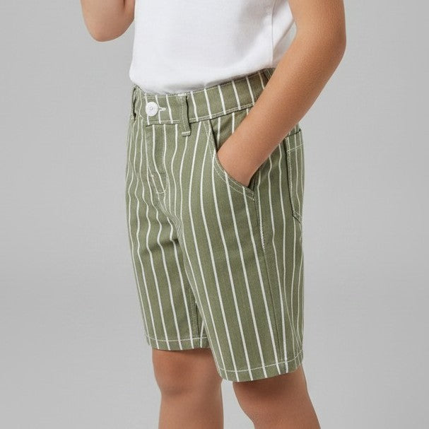 Kids Pinstripe Chino Shorts