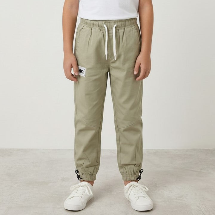 Boys' Adjustable Elastic Cuff Joggers