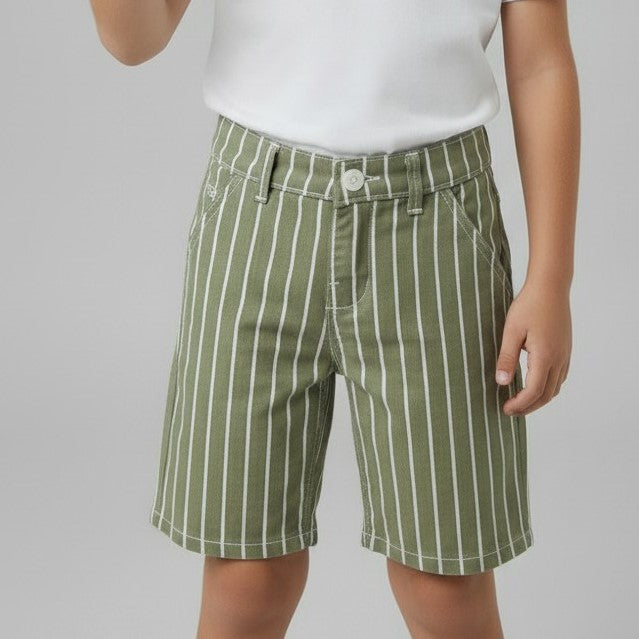 Kids Pinstripe Chino Shorts