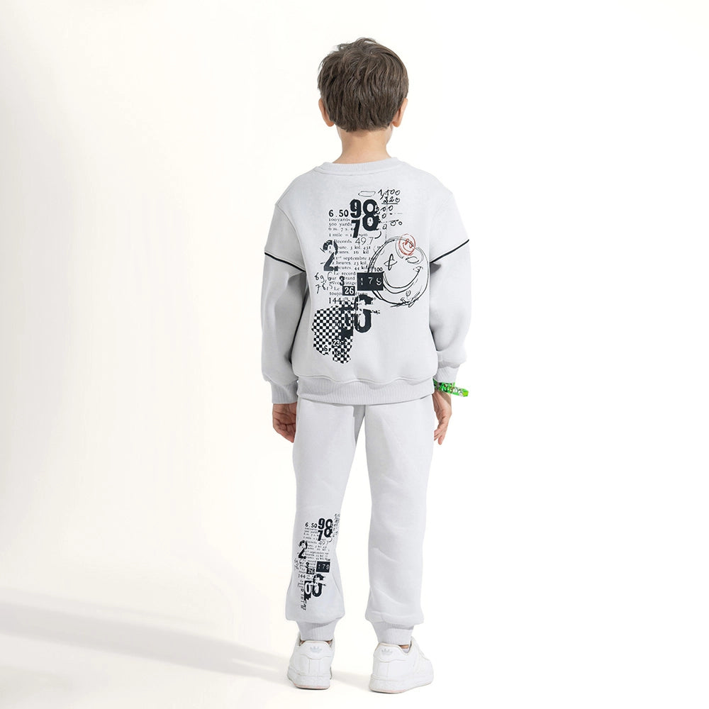 Urban Graphic Print Sweat Set