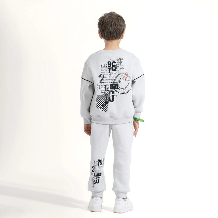 Urban Graphic Print Sweat Set