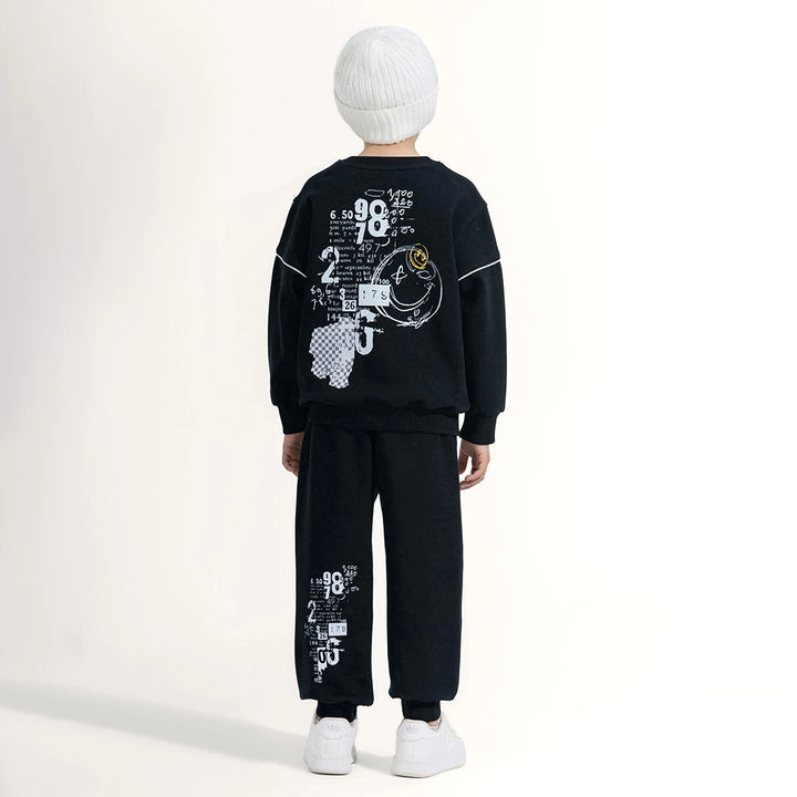 Urban Graphic Print Sweat Set