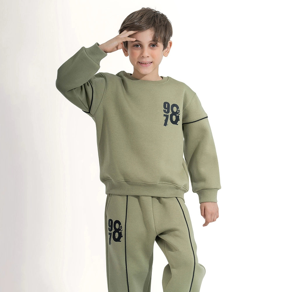 Urban Graphic Print Sweat Set