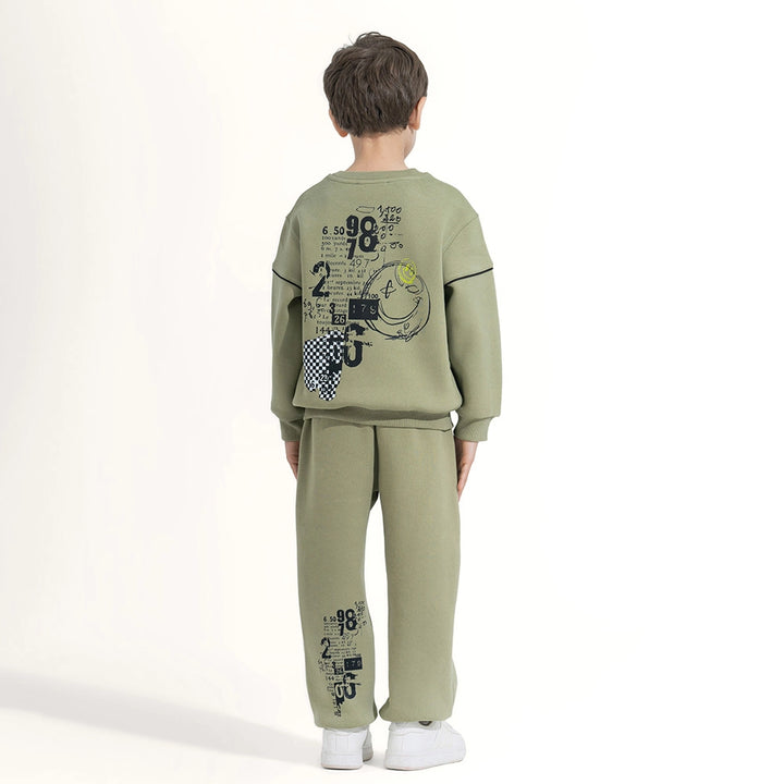 Urban Graphic Print Sweat Set