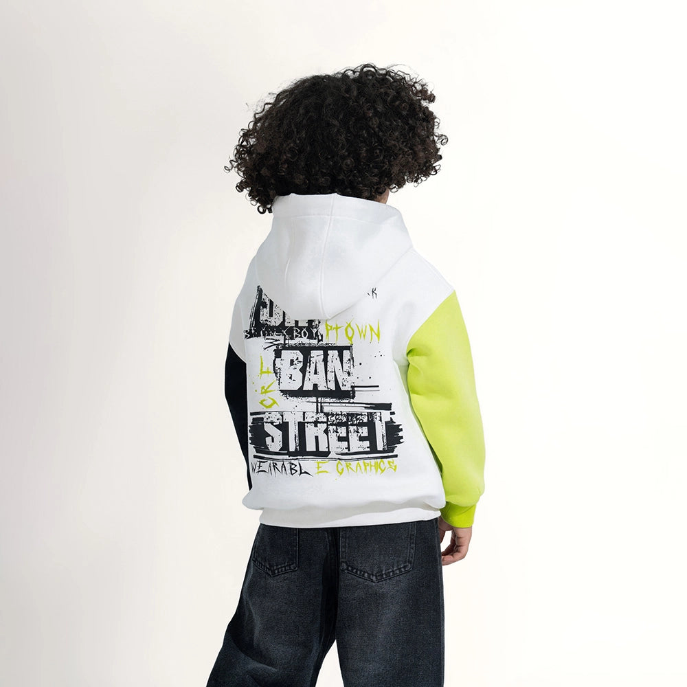 Color Block Urban Hoodie