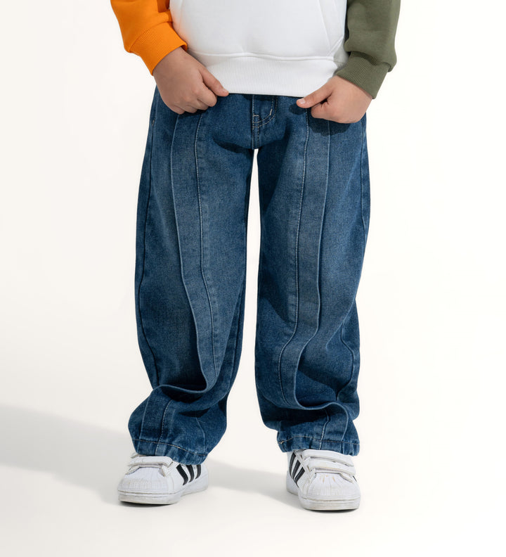 Kids' Seamed Baggy Jeans