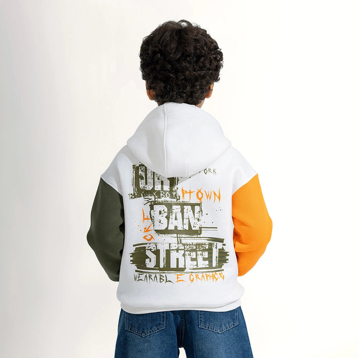 Color Block Urban Hoodie