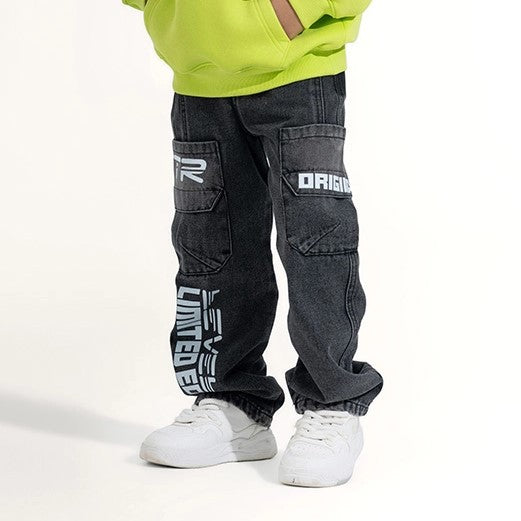 Original Script Cargo Jeans