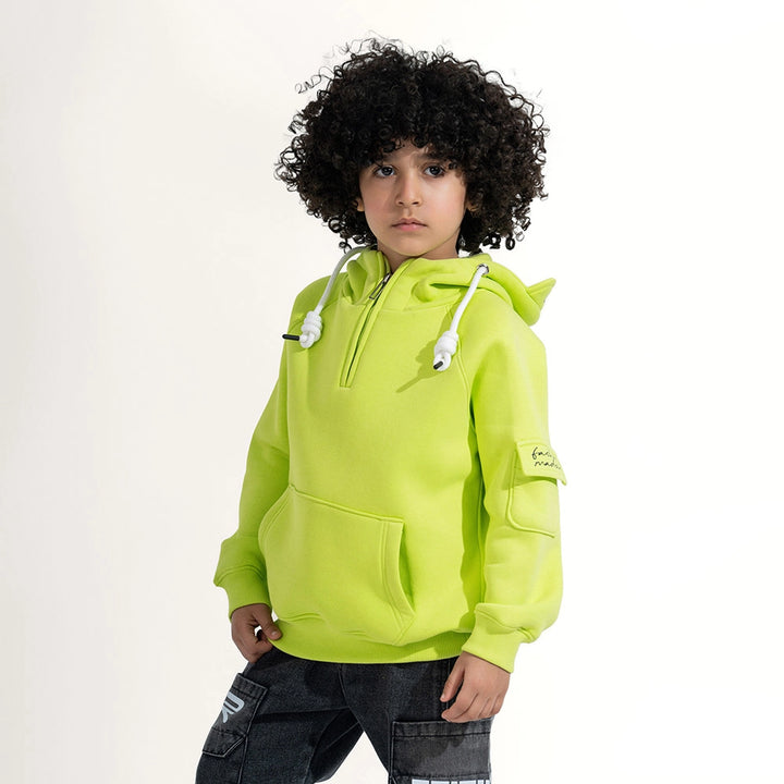 Moto Quarter-Zip Hoodie