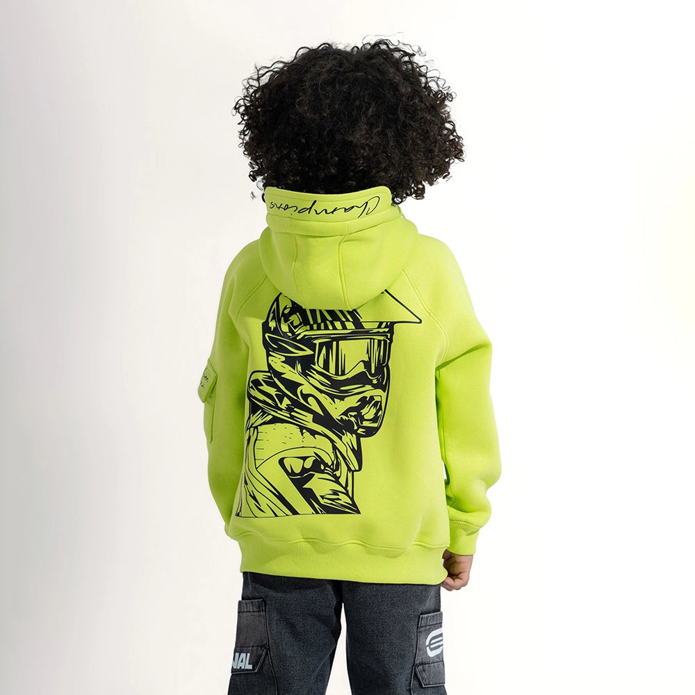 Moto Quarter-Zip Hoodie