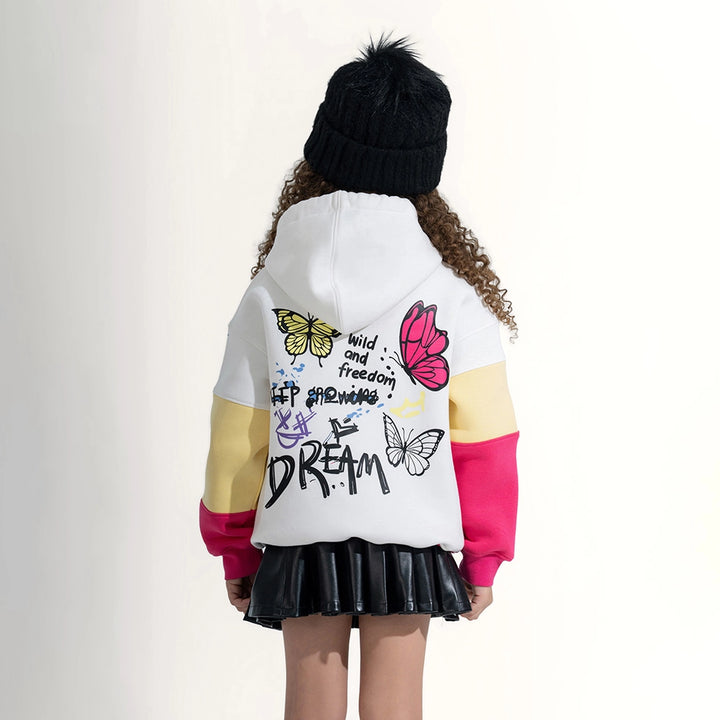 Three-Tone Color Block Hoodie