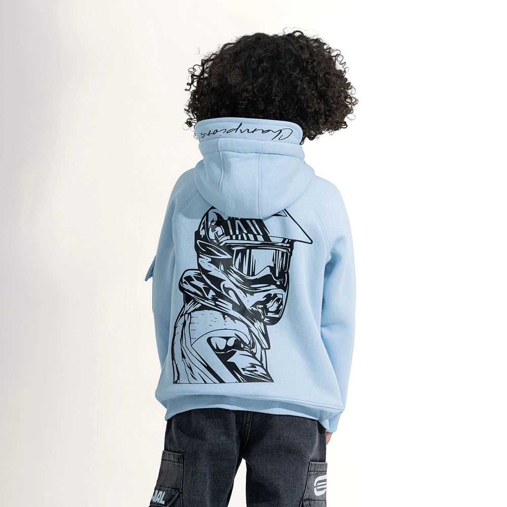 Moto Quarter-Zip Hoodie