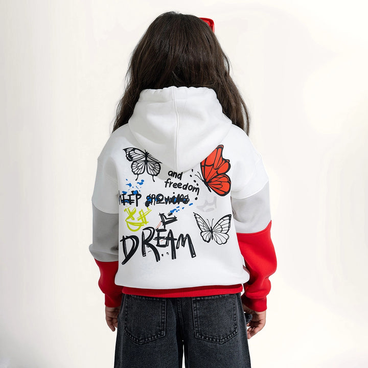 Three-Tone Color Block Hoodie