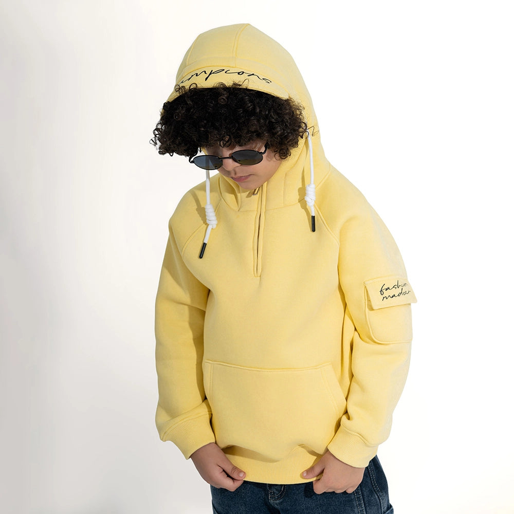 Moto Quarter-Zip Hoodie