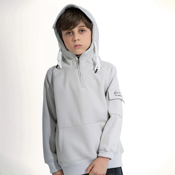 Moto Quarter-Zip Hoodie