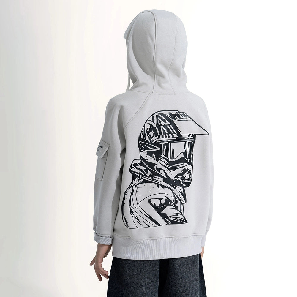 Moto Quarter-Zip Hoodie