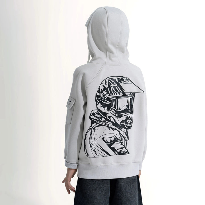 Moto Quarter-Zip Hoodie