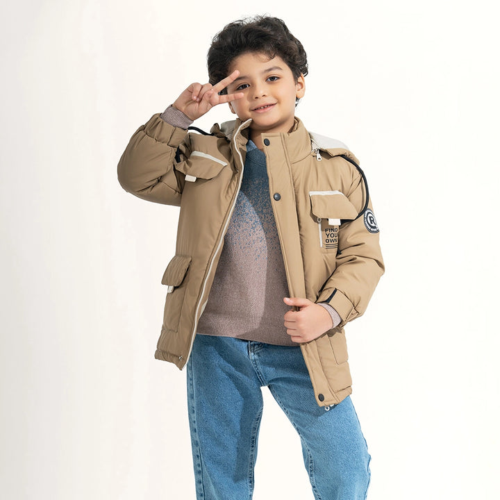 Utility Cargo Pocket Parka Jacket