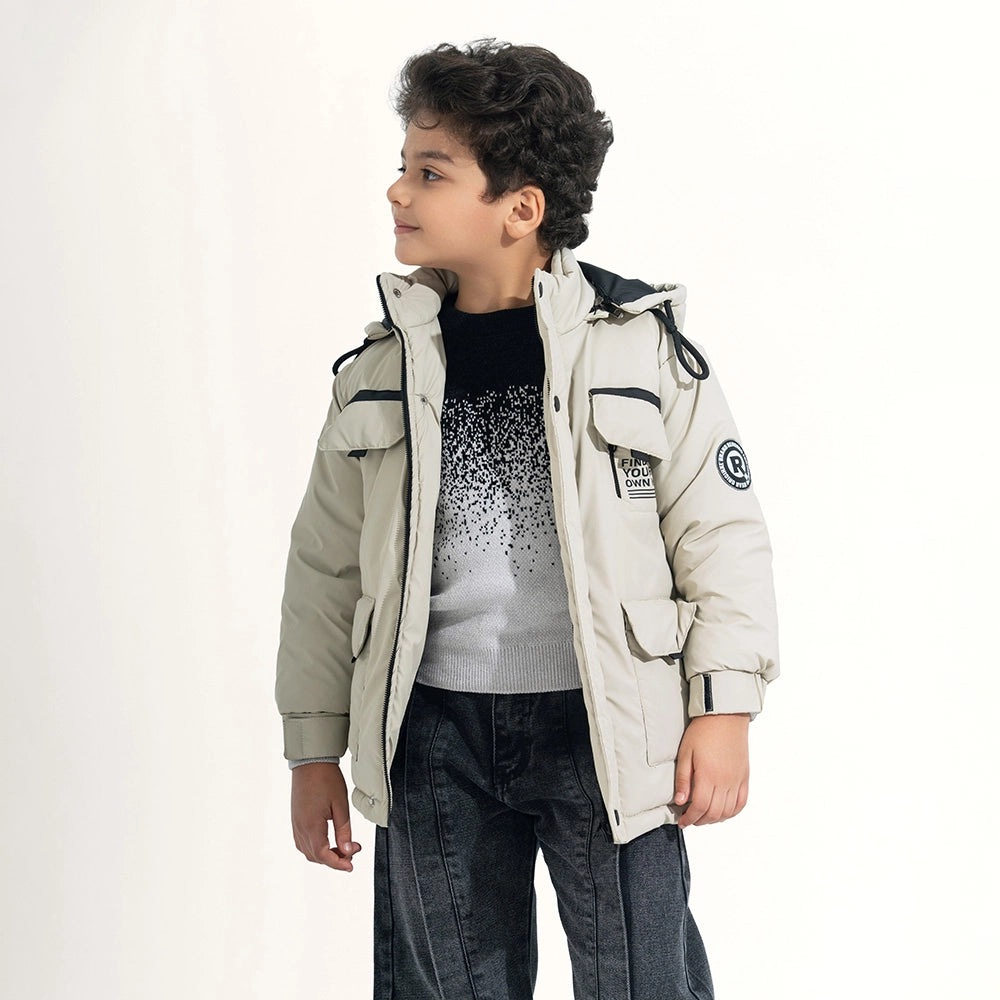 Utility Cargo Pocket Parka Jacket