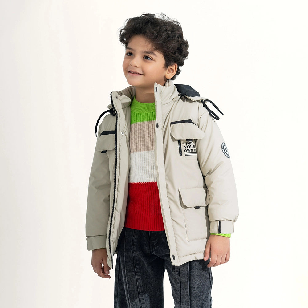 Utility Cargo Pocket Parka Jacket