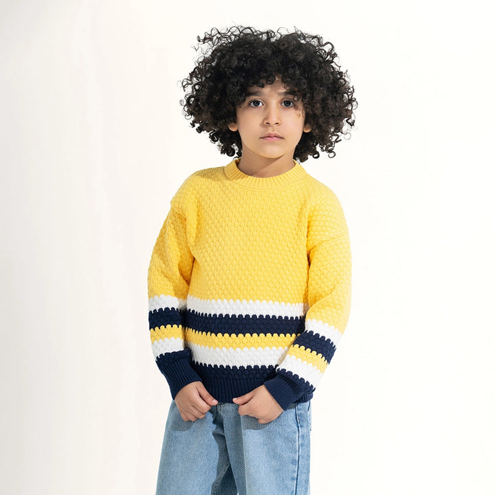Nautical Block Stripe Pullover