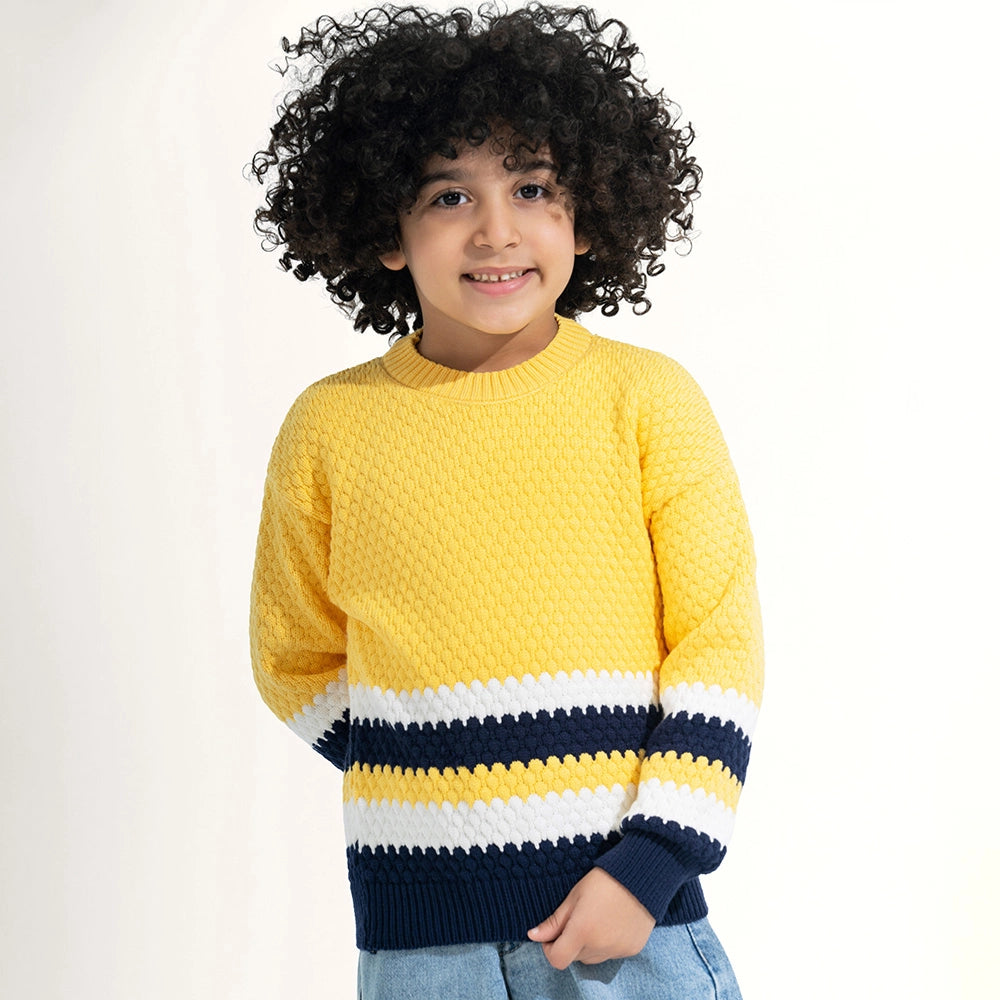 Nautical Block Stripe Pullover