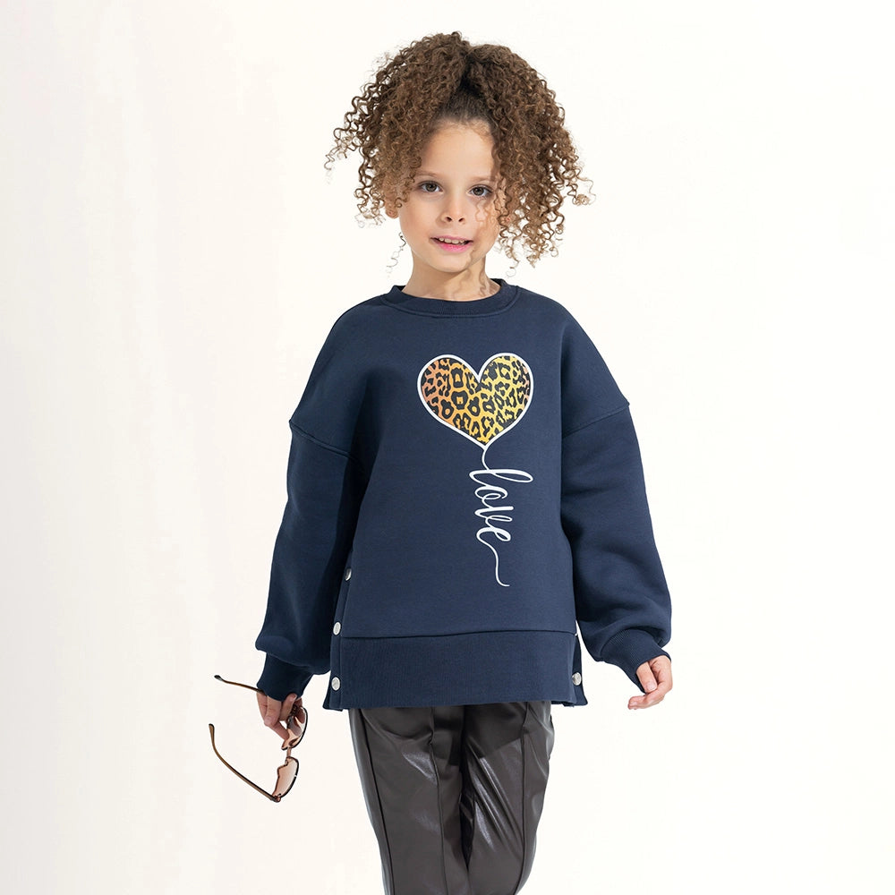 Leopard Heart Sweatshirt