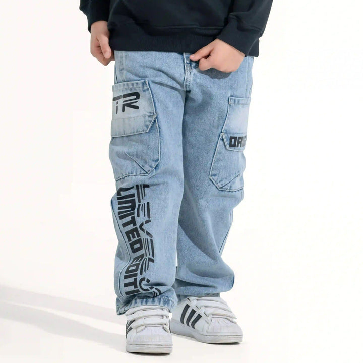 Original Script Cargo Jeans