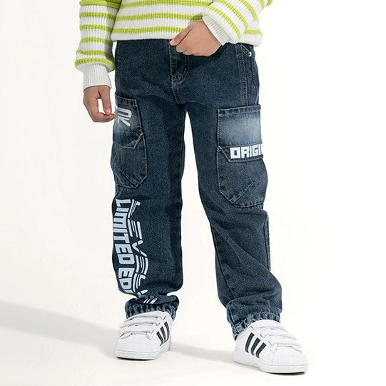 Original Script Cargo Jeans