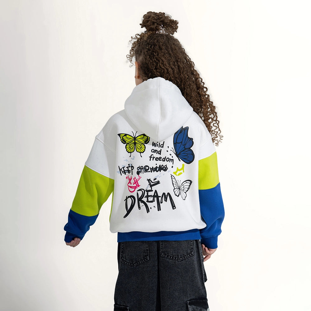 Three-Tone Color Block Hoodie