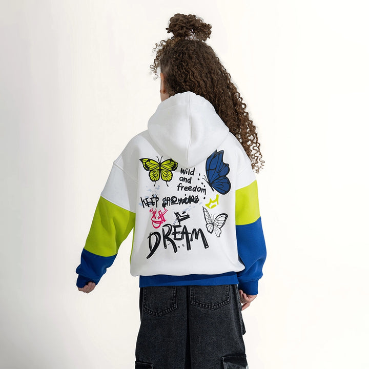 Three-Tone Color Block Hoodie