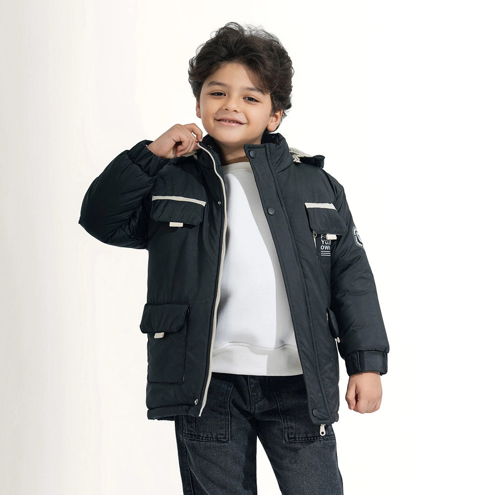 Utility Cargo Pocket Parka Jacket