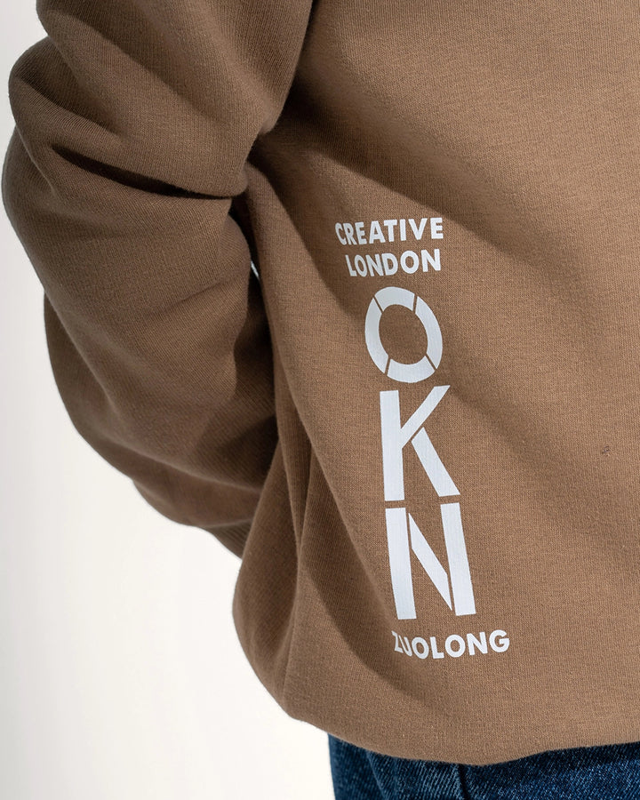 Simple Solid Color Sweatshirt